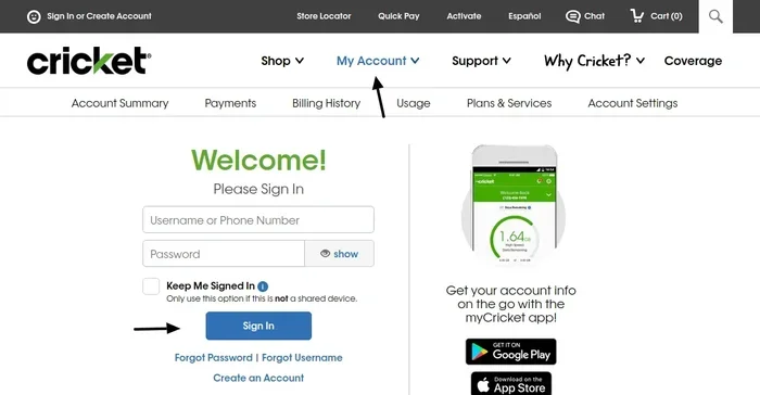 Access Cricket Account Account Number and How to Find It